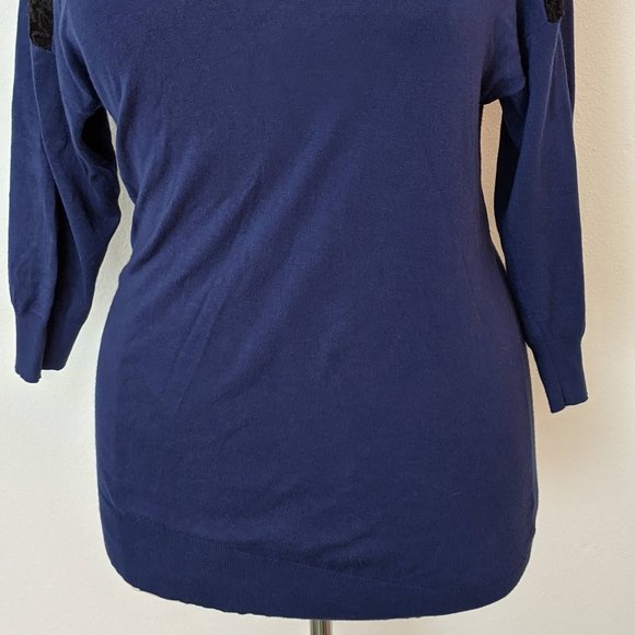 Torrid! Lace Inset Lightweight Sweater - Picture 2 of 8